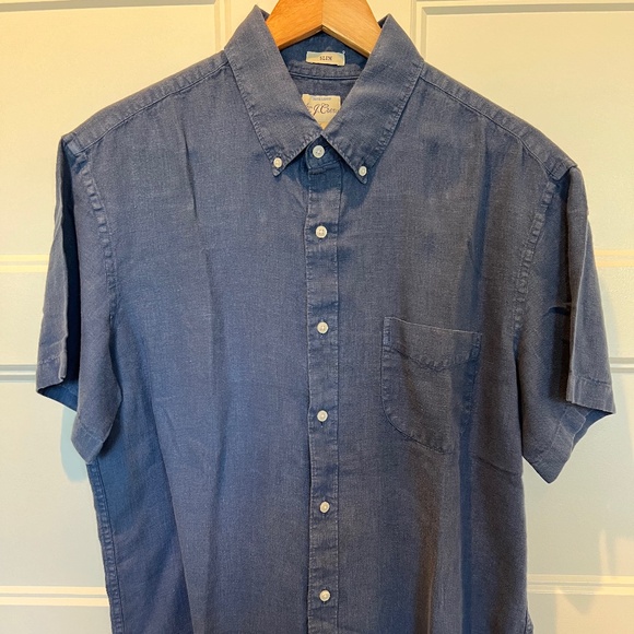 J. Crew Linen Shirt - Picture 1 of 3